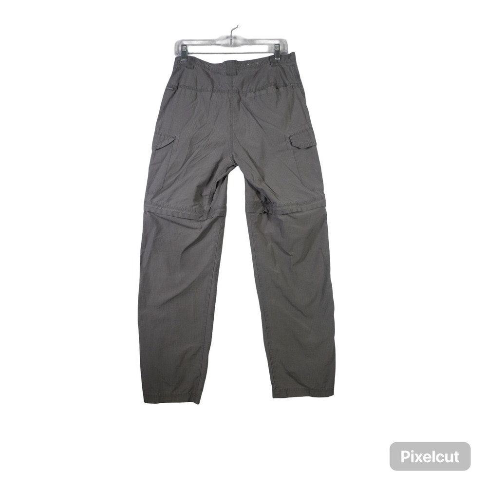 Columbia Convertible Pants Men S 32L Gray Comfort Ripstop Hiking Trekking Travel - Picture 2 of 16